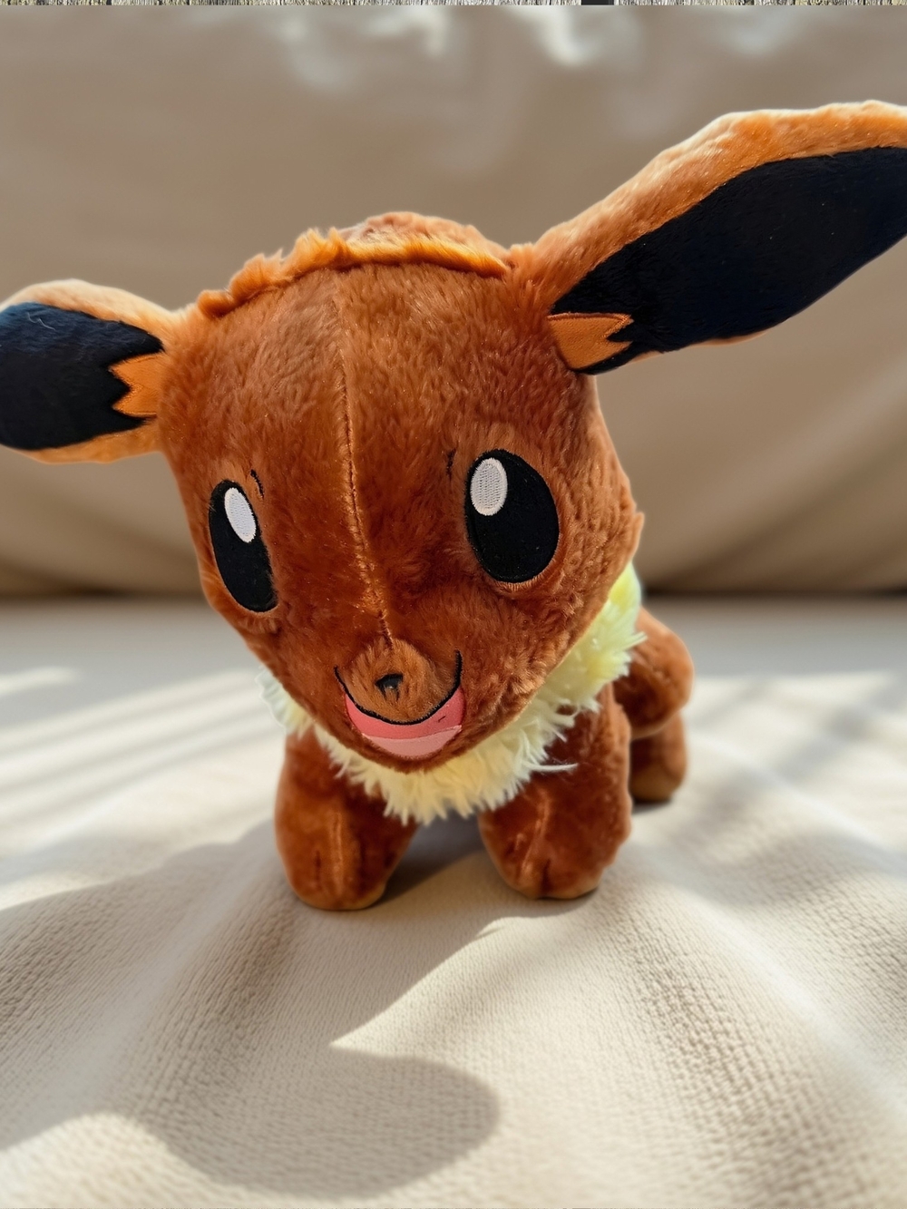 Build-A-Bear Eevee Plush -2016 Brown with Cream Collar